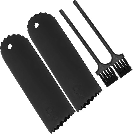Garlic Peeler Set Food Grade Silicone Brush, Peeling Roller Tube, Odor Kitchen Tool Easy to Use, Black, for Home Chef, BAFOVYgcs7fi1vz8