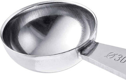 Double Melon Baller - 0.4 in (10 mm) - Stainless Steel Scoop for Fruits, Vegetables, Butter & More - Comfortable, GreenGrip Handle - Dishwasher Safe - Made in Germany