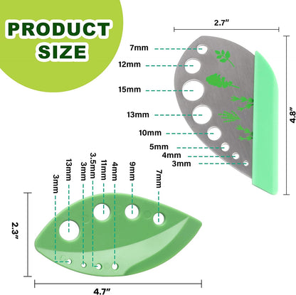 Herb Scissors, Premium Stainless Steel 5 Blade Kitchen Salad Scissors Dishwasher Safe, Sharp and Convenient 5 Blade with Safety Cover, Herb Stripping Tool and Cleaning Comb