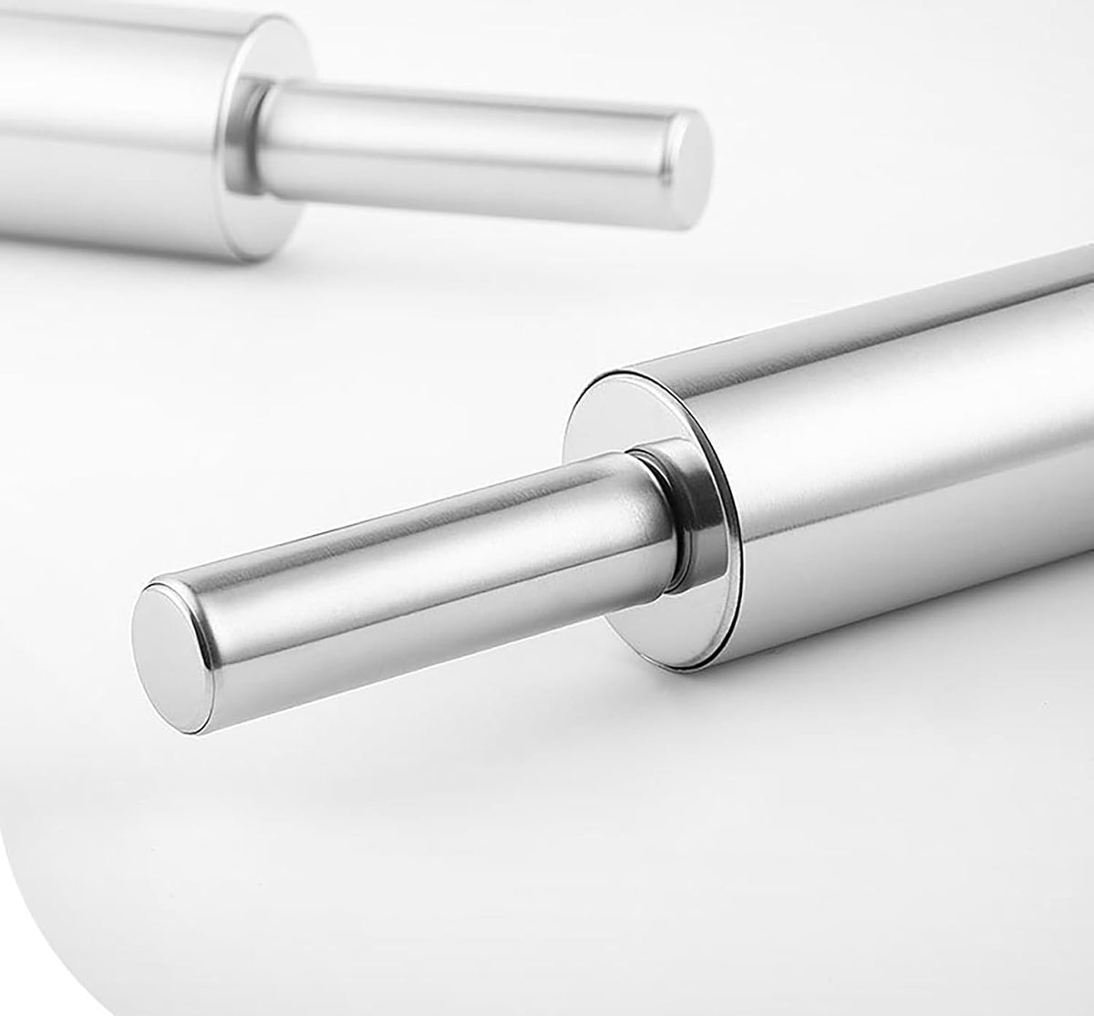 Rolling Pin, 11.8 Inch Stainless Steel for Kneading the Dough of Baking Bread, Pizza, Cookie, Noodles (S)