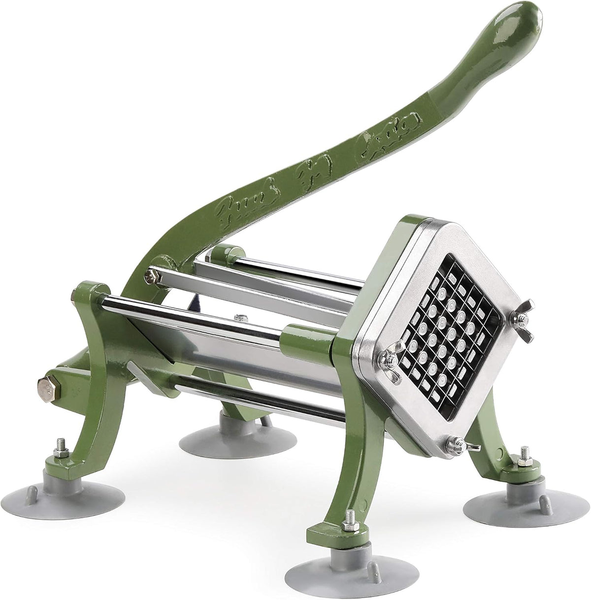 42313 Commercial Restaurant French Fry Cutter with Suction Feet, 1/2-Inch