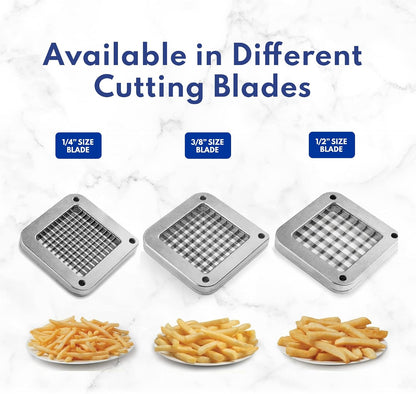 42313 Commercial Restaurant French Fry Cutter with Suction Feet, 1/2-Inch