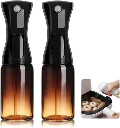 Dark Glass Oil Sprayer150ml – Fine Mist Olive Oil Dispenser for Cooking Air Fryer & BBQ Refillable Dark Glass Bottle for Healthy Cooking & Baking(PS641)