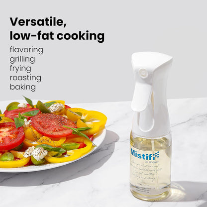 Dark Glass Oil Sprayer150ml – Fine Mist Olive Oil Dispenser for Cooking Air Fryer & BBQ Refillable Dark Glass Bottle for Healthy Cooking & Baking(PS641)