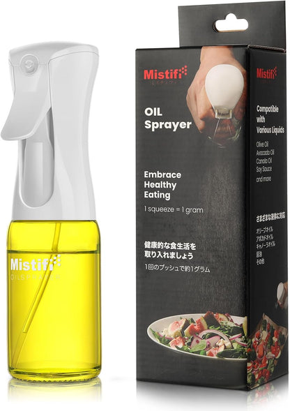 Dark Glass Oil Sprayer150ml – Fine Mist Olive Oil Dispenser for Cooking Air Fryer & BBQ Refillable Dark Glass Bottle for Healthy Cooking & Baking(PS641)