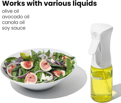 Dark Glass Oil Sprayer150ml – Fine Mist Olive Oil Dispenser for Cooking Air Fryer & BBQ Refillable Dark Glass Bottle for Healthy Cooking & Baking(PS641)