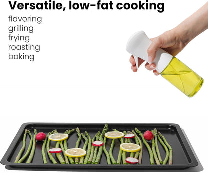 Dark Glass Oil Sprayer150ml – Fine Mist Olive Oil Dispenser for Cooking Air Fryer & BBQ Refillable Dark Glass Bottle for Healthy Cooking & Baking(PS641)