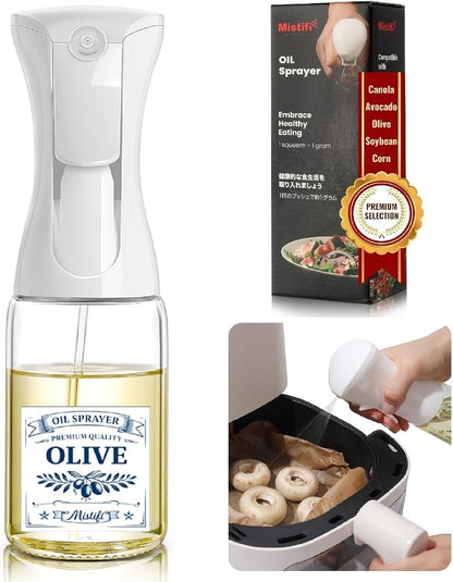 Dark Glass Oil Sprayer150ml – Fine Mist Olive Oil Dispenser for Cooking Air Fryer & BBQ Refillable Dark Glass Bottle for Healthy Cooking & Baking(PS641)