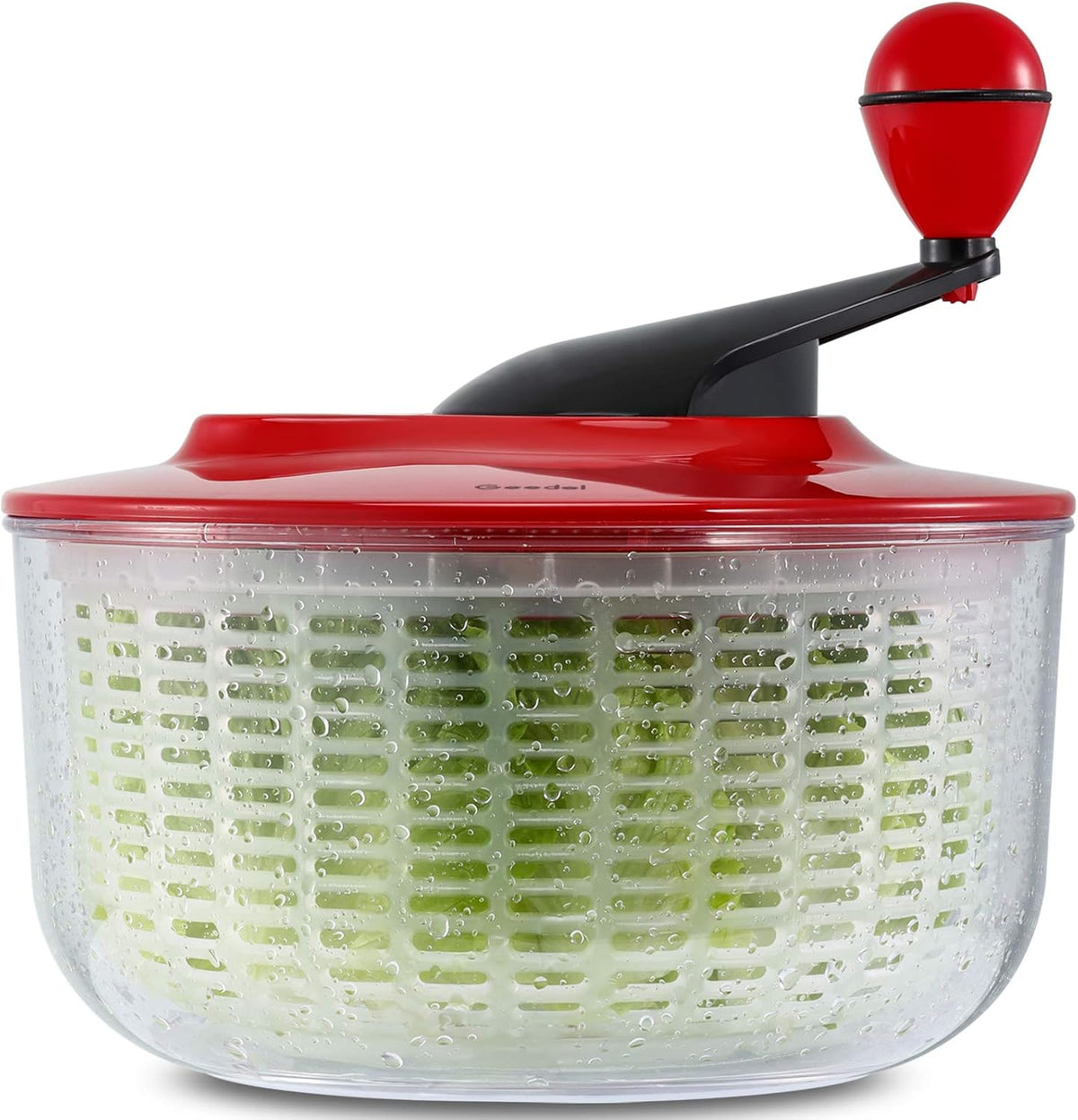 Large Salad Spinner, 4.5QT Lettuce Dryer for Greens, Fruits, Veggies