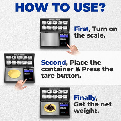 Digital Pocket Scale 600g x 0.1g with LCD Display Gram, Ounce, Carat, Grain for Coins, Jewellery, Gemstones, Metals, Kitchen, Food & Medicines – Black