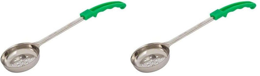American Metalcraft SPNP4 4-Ounce Stainless Steel Spooners, Green,Silver/Green, 1 Count (Pack of 1)
