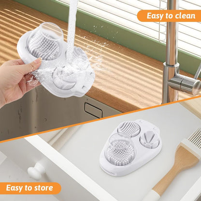 3 in 1 Egg Slicer for Hard Boiled Eggs,with Cleaning Brush,Egg Cutter