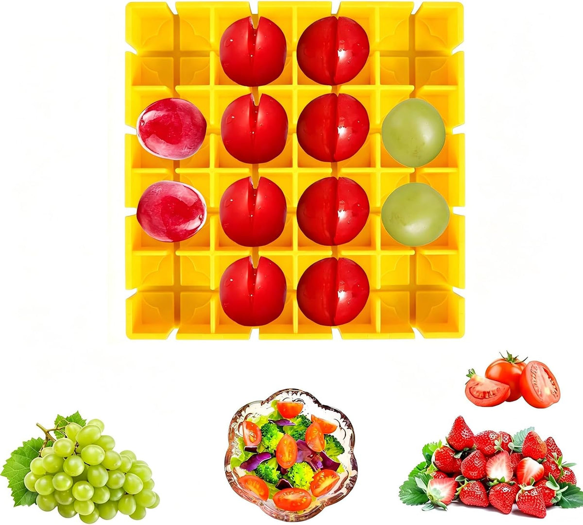 Grape Slicer Cutter, Strawberry Cherry Tomato Slicer