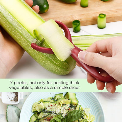 Upgrade Potato Peeler for Kitchen, 6PCS Stainless Steel Vegetable Peeler, I and Y Veggie Food Peeler for Apple Fruit Carrot Zucchini Cucumber,Good Grip Makes Peeling Very Easy