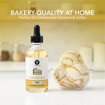 Cheesecake Extract, Flavoring & Flavor Drops, 2oz, Kosher | Cheesecake extract, flavoring & flavor drops for baking, syrups and pudding mixes. Water-soluble, Kosher, concentrated.