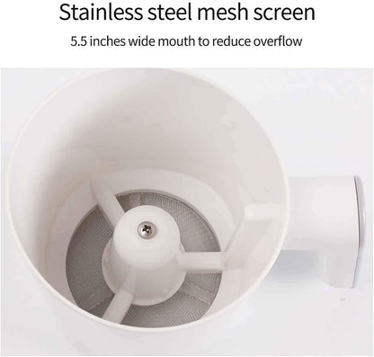 Electric Flour Sifter, 4 Cup Battery Operated Handheld Sifter for Baking | Automatic Flour Sieve, Fine Stainless Steel Mesh, Easy to Clean, Large Capacity Cooking Tool for Kitchen and Pastry Baking
