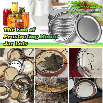 Mason Jar Pour Spout Lid Stainless Steel with Handle, Wide Mouth Pour Spout Flip Cap Lids for Mason Jars, Anticracking Leak Proof Seal Cover Airtight for Drinking Salad Dressing & Food Storing