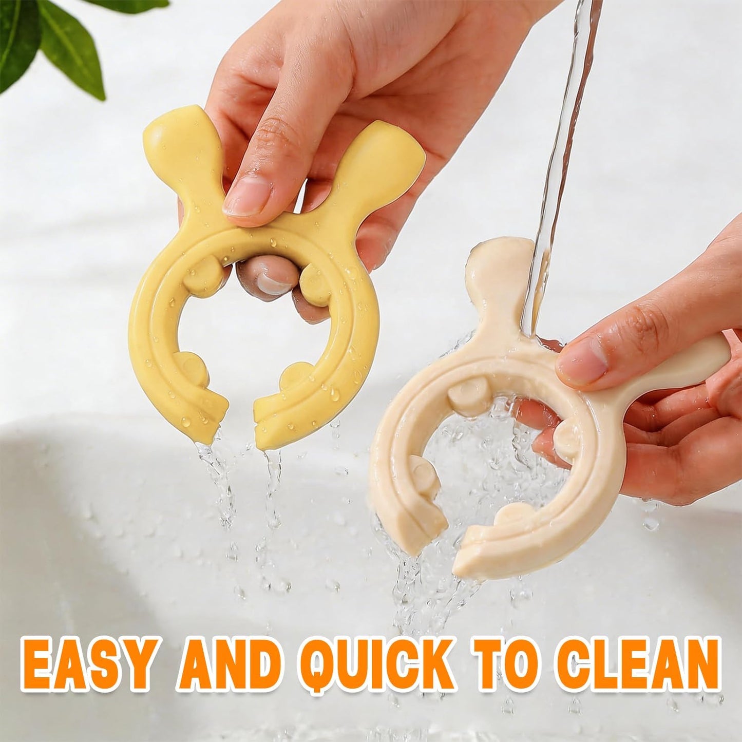 Multifunction Silicone Pot Handle Spatula Rack,3 Pack Spatula Holder,Non-Slip Spoon Holder for Pot,Drip-Free Kitchen Gadgets,Steam Releaser,Utensil Anti Scalding Pot Clip for Cooking Accessories