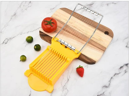 Luncheon Meat Spam Slicer,Egg Cutter,Multi-Purpose Kitchen Tool for,Bananas, Avocados,Vegetables Dishwasher Safe, Rust-Resistant Food Prep Accessories (Only Suits Soft Cheese,No Bony Foods)