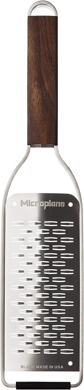Master Series Ribbon Grater, Stainless Steel, Walnut Wood, 30 x 6.8 x 2 cm