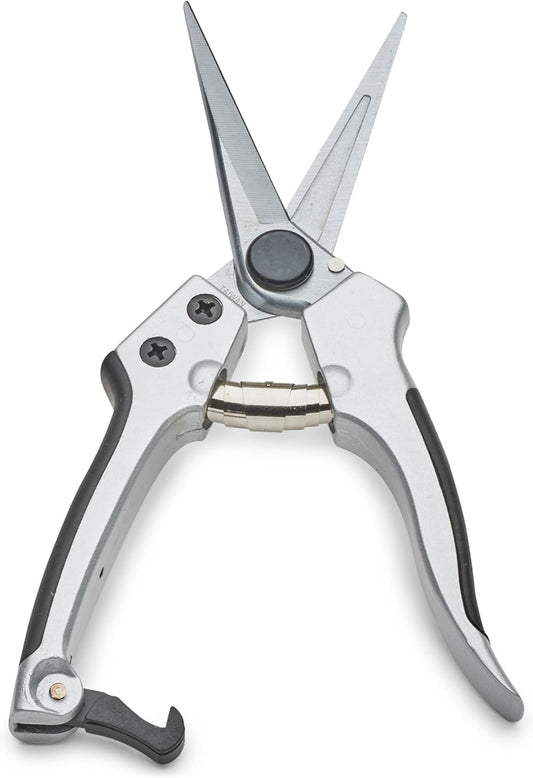 Pruning Shears - Garden Scissors Florist Snips - 2.5” Blades - Flower Scissors for Cutting Fresh Flowers, Trimming, or Harvesting Herbs or Fruit - Pruners for Gardening Tools