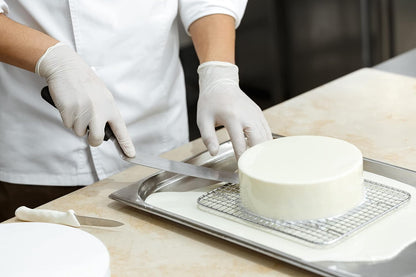 Professional Cake Decorating Tools - Large Stainless Steel 8" Icing Spatula - Offset Baking Icing Spatula with Wood Handle (8 inch)