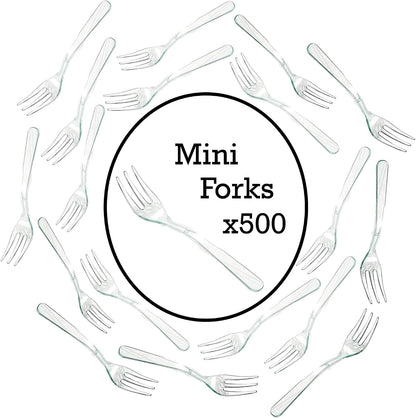 Mini Appetizer & Dessert Spoons - Clear Plastic Tasting Spoons Pack of 50 | Reusable Clear Plastic Tasting Spoons for Ice Cream, Dips & Sampling, BPA-Free Small Catering Supplies, 50CT 3.75"