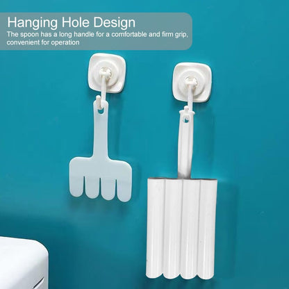 2 Pcs White Creative Kitchen Triple Meatball Maker, DIY Meatball Making Tools Set, Non-Stick Meat ball Maker for Meatballs Lovers Melon Ballers Fruit and Vegetable Tools (COLOR:White)