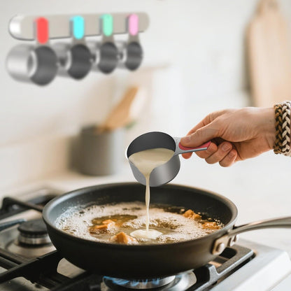 Magnetic Stainless Steel Measuring Cups and Spoons Set for Cooking & Baking, 3 Plastic Measuring Cups, 5 Magnetic Measuring Cups, 7 Magnetic Measuring Spoons, 1 Leveler, 1 Measuring Chart