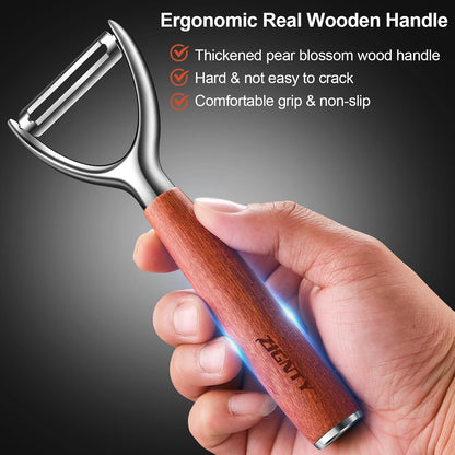 Premium Vegetable Peeler Stainless Steel, Ultra Sharp Potato Peelers