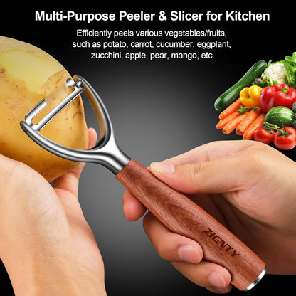 Premium Vegetable Peeler Stainless Steel, Ultra Sharp Potato Peelers