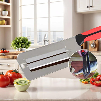 Multifunctional Vegetable Cutter,Stainless Steel Dual Blade Julienne Cutter,Stainless Steel Shredder Slicer,Multifunctional Food Chopper Cutter for Onion, Potato, Tomato, Veggie