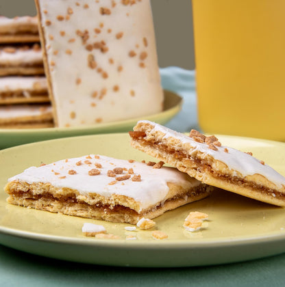 Apple Crisp Toaster Pastries.Healthy Snacks for adulte & Kids. Free of Dairy, Peanuts, Tree Nuts, and Sesame, No Artificial Color. Kosher Snacks 8oz (4pk)