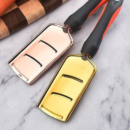 Professional Cheese Grater, Gold Stainless Steel Cheese Grater Handheld, Grater Hand Crank, Practical Kitchen Gadgets, Graters for Cheese, Chocolate, Spices (Medium Coarse)