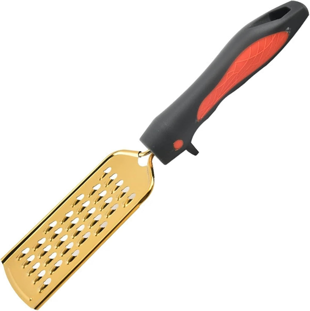 Professional Cheese Grater, Gold Stainless Steel Cheese Grater Handheld, Grater Hand Crank, Practical Kitchen Gadgets, Graters for Cheese, Chocolate, Spices (Medium Coarse)