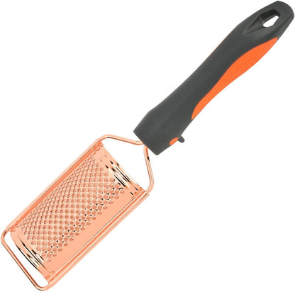 Professional Cheese Grater, Gold Stainless Steel Cheese Grater Handheld, Grater Hand Crank, Practical Kitchen Gadgets, Graters for Cheese, Chocolate, Spices (Medium Coarse)