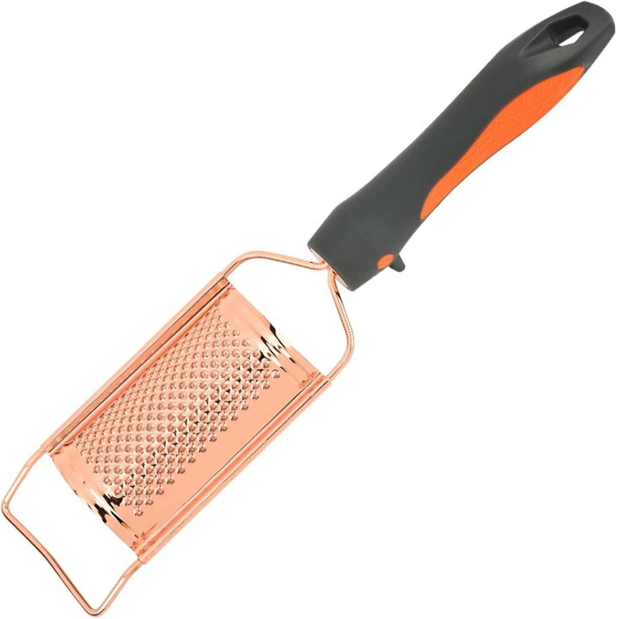 Professional Cheese Grater, Gold Stainless Steel Cheese Grater Handheld, Grater Hand Crank, Practical Kitchen Gadgets, Graters for Cheese, Chocolate, Spices (Medium Coarse)