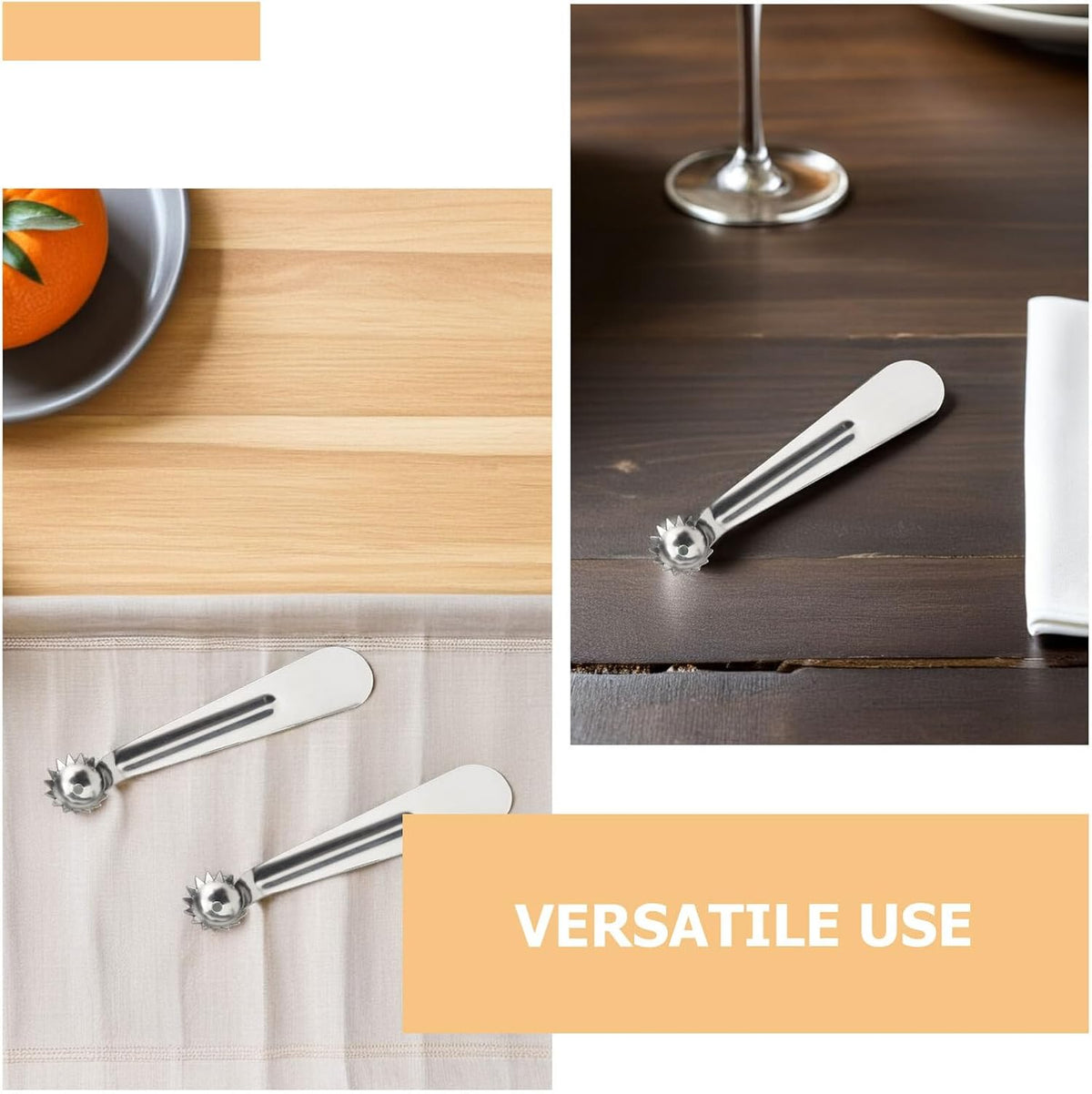 12 Piece Stainless Steel Kitchen Corer Tool for Strawberries and Melons