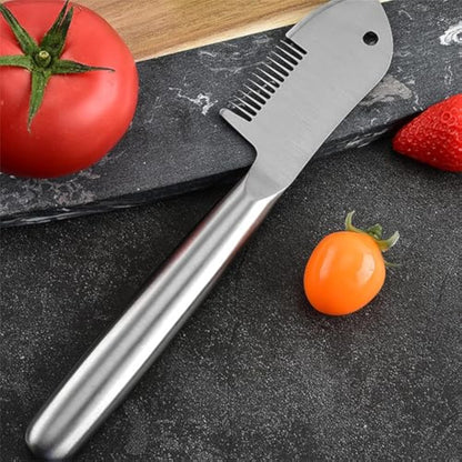 Stainless Steel Multi-purpose Julienne Peeler, Multi-functional Vegetable Peeler for Kitchen, Vegetable Julienne Slicer, Precision Julienne Blade, Quick & Easy Kitchen Shredder Tool (2PCS)