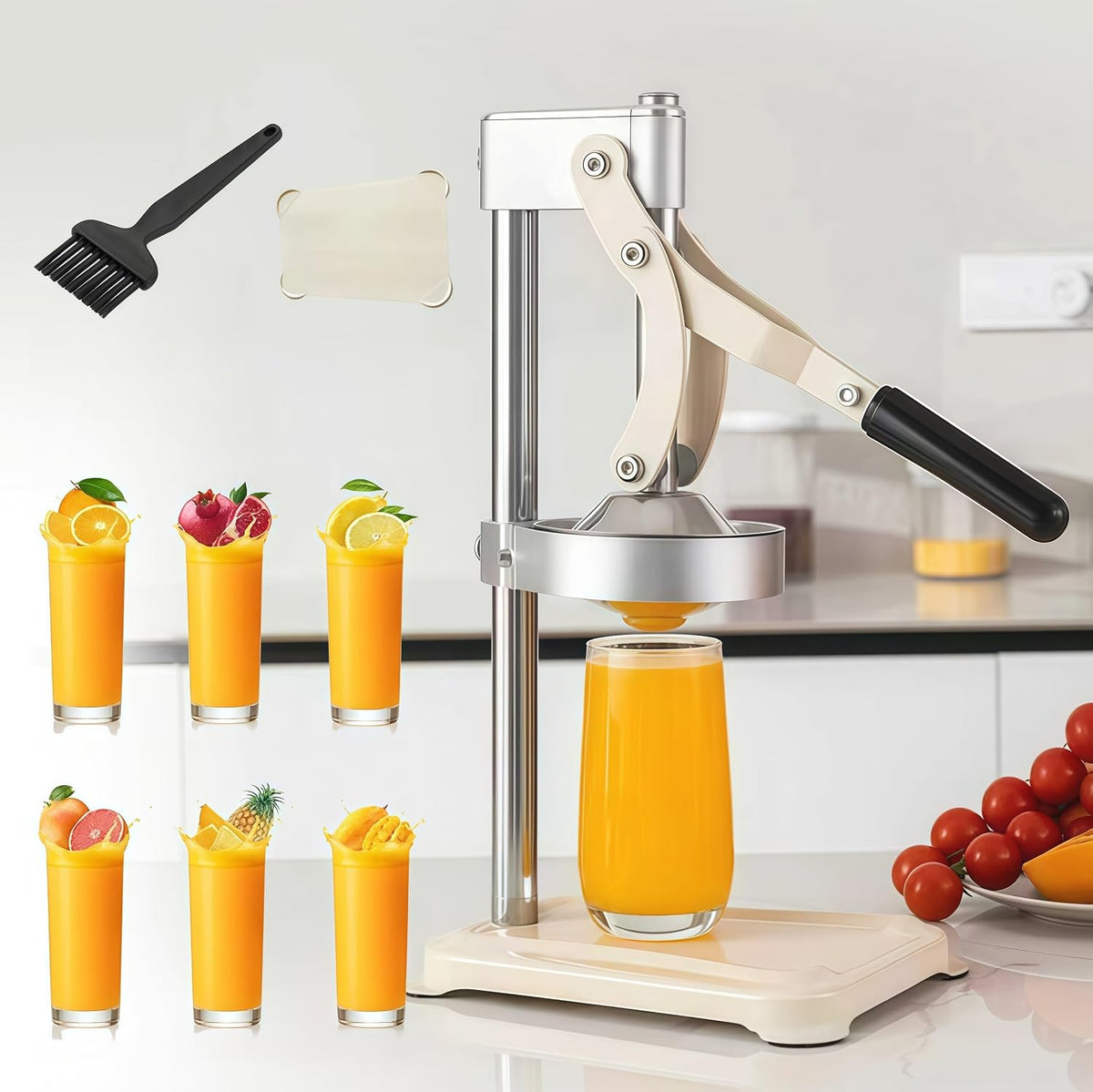 Lemon Squeezer Hand Press Juicer, Heavy Duty Manual Citrus Juicer