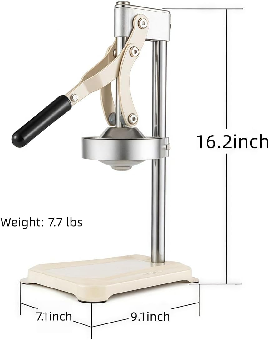 Lemon Squeezer Hand Press Juicer, Heavy Duty Manual Citrus Juicer