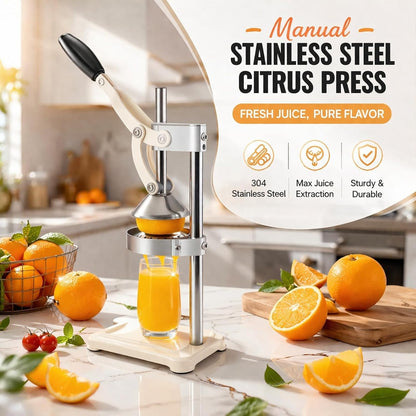 Lemon Squeezer Hand Press Juicer, Heavy Duty Manual Citrus Juicer