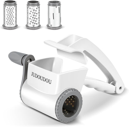 Cheese Grater Hand Crank,Classic Rotary Parmesan Cheese Shredder Handheld