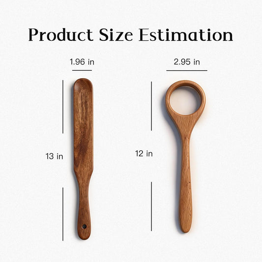 Danish Dough Whisk & Bread Whisk Set, Wooden Sourdough Whisk for Baking, Multi-Purpose Dough Stirrer for kitchen and home use, sourdough, pizza dough, and baking accessories