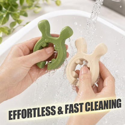 3PCS Silicone Pot Handle Holder & Spatula Rest, 2026 Upgraded Heat Resistant Spoon Holder for Stove Top, Anti-Scalding Utensil Rest & Steam Releaser Pot Clip, Non-Slip Kitchen Gadgets Organizer Kit