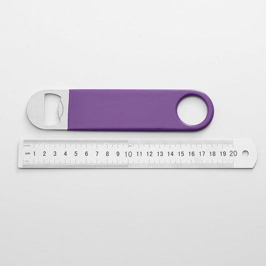 3 Pack 7" Heavy Duty Flat Bottle Opener, Pink