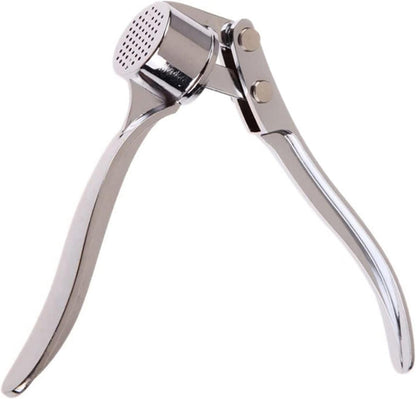 Garlic Press - 304 Stainless Steel Garlic Mincer & Crusher, Heavy Duty, Easy Squeeze, Rust Proof, Easy Clean - Garlic Press for Kitchen, Ginger Peeler Garlic Crusher