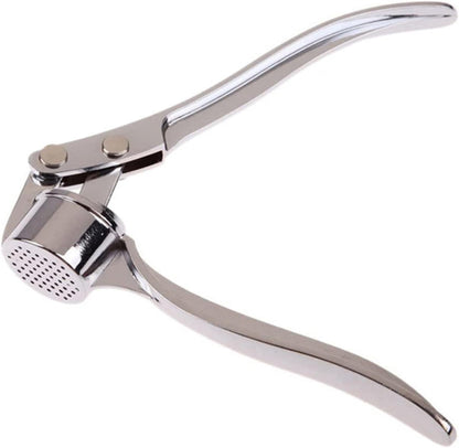 Garlic Press - 304 Stainless Steel Garlic Mincer & Crusher, Heavy Duty, Easy Squeeze, Rust Proof, Easy Clean - Garlic Press for Kitchen, Ginger Peeler Garlic Crusher