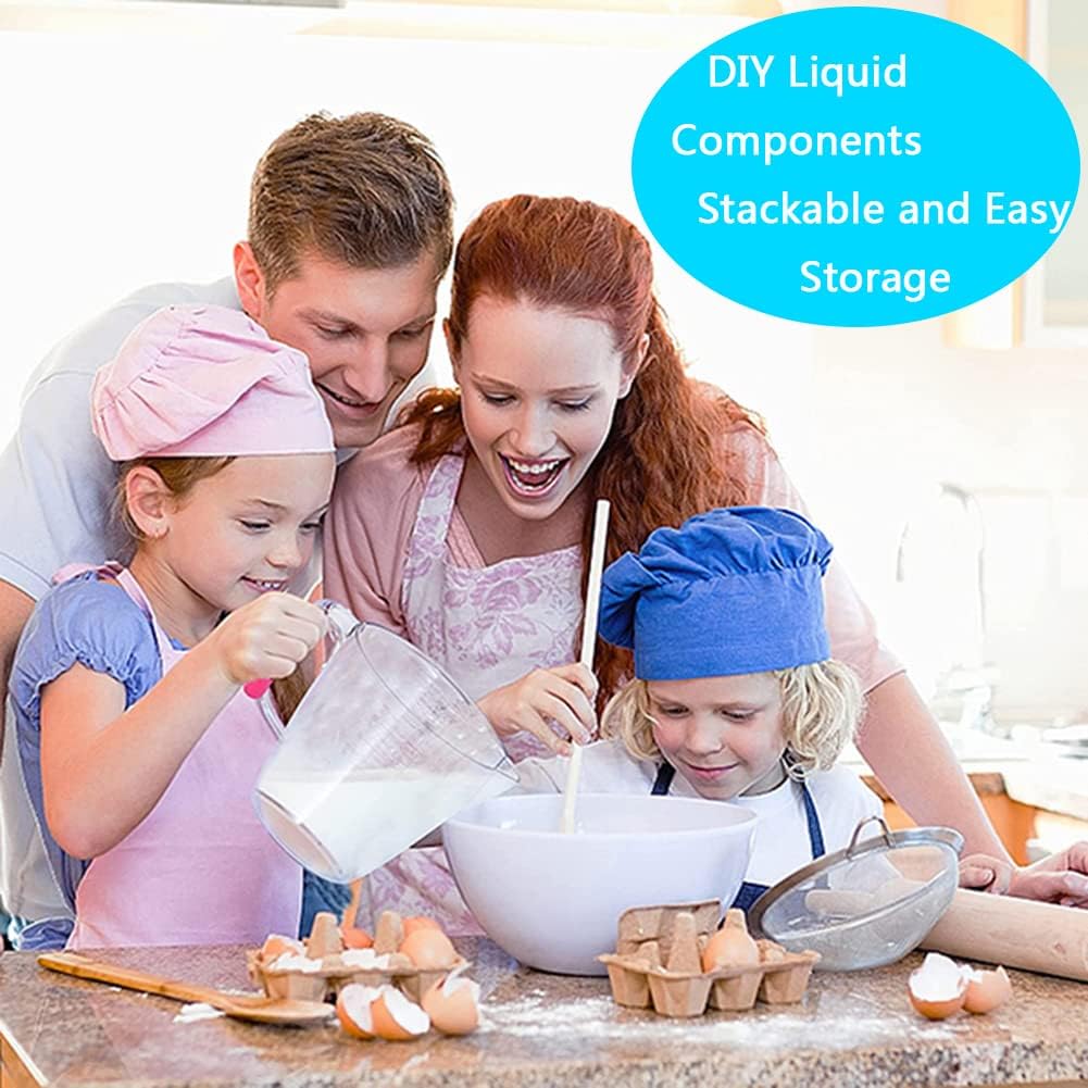 20 PCS Measuring Cups & Spoons Set, for Cooking & Baking Gadgets | 18/10 Stainless Steel, Metal Material | Nesting, Stackable Design | Dry & Liquid | Plastic | Leveler, Conversion Chart