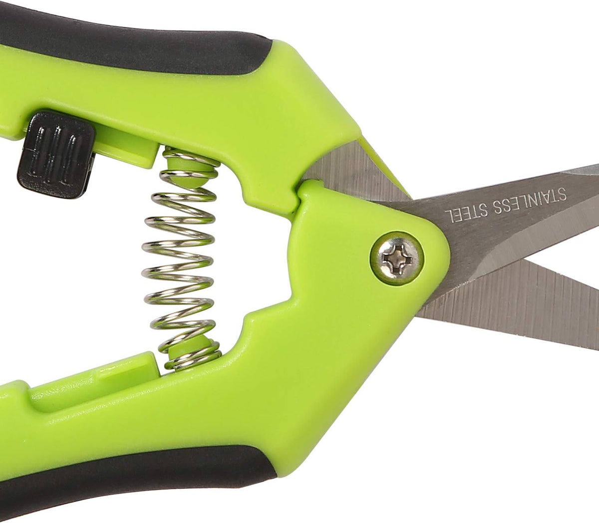 4 Pack 6.5 Inch Bud Trimming Scissors, Professional Stainless Steel Gardening Hand Pruners Micro-Tip Pruning Snips with Straight Blades for Trimming Garden Herb Plants Flowers